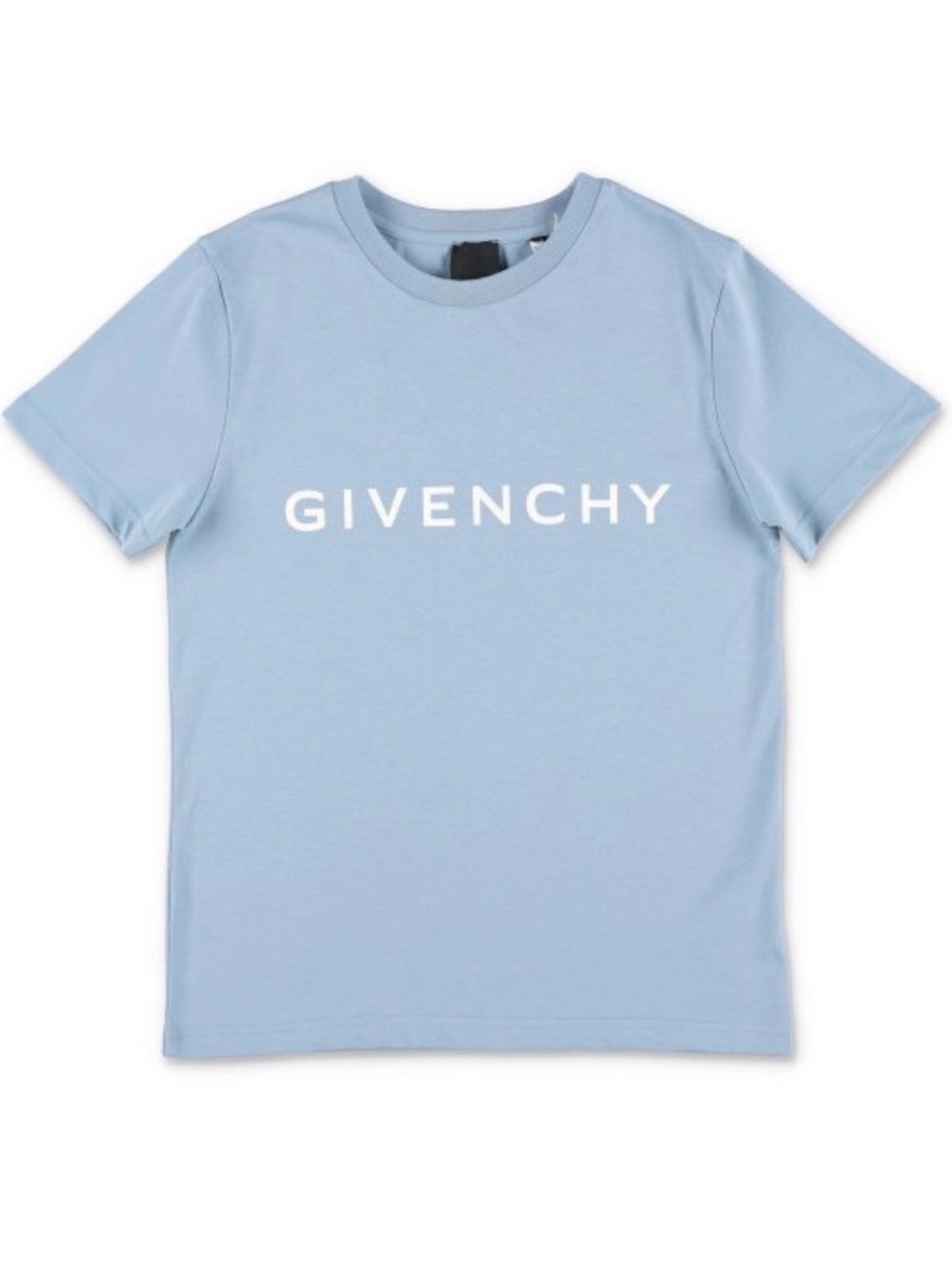 Givenchy Light Blue Short Sleeve Logo T-Shirt